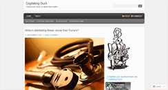 Desktop Screenshot of cogitatingduck.com